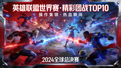 英雄联盟世界赛精彩团战与操作剪辑视频集锦封面